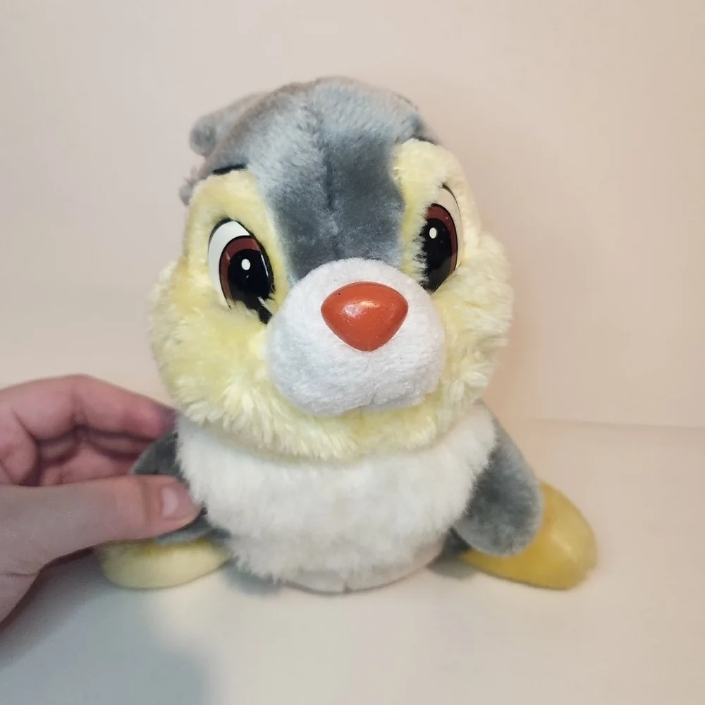 Vintage 8” Walt Disney Disneyland Thumper Rabbit from Bambi stuffed animal plush